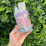 Load image into Gallery viewer, Reading Fiction is my Addiction | Glass Tumbler
