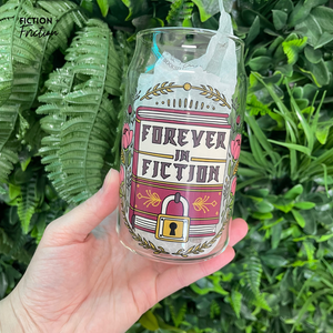 Forever in Fiction | Glass Tumbler