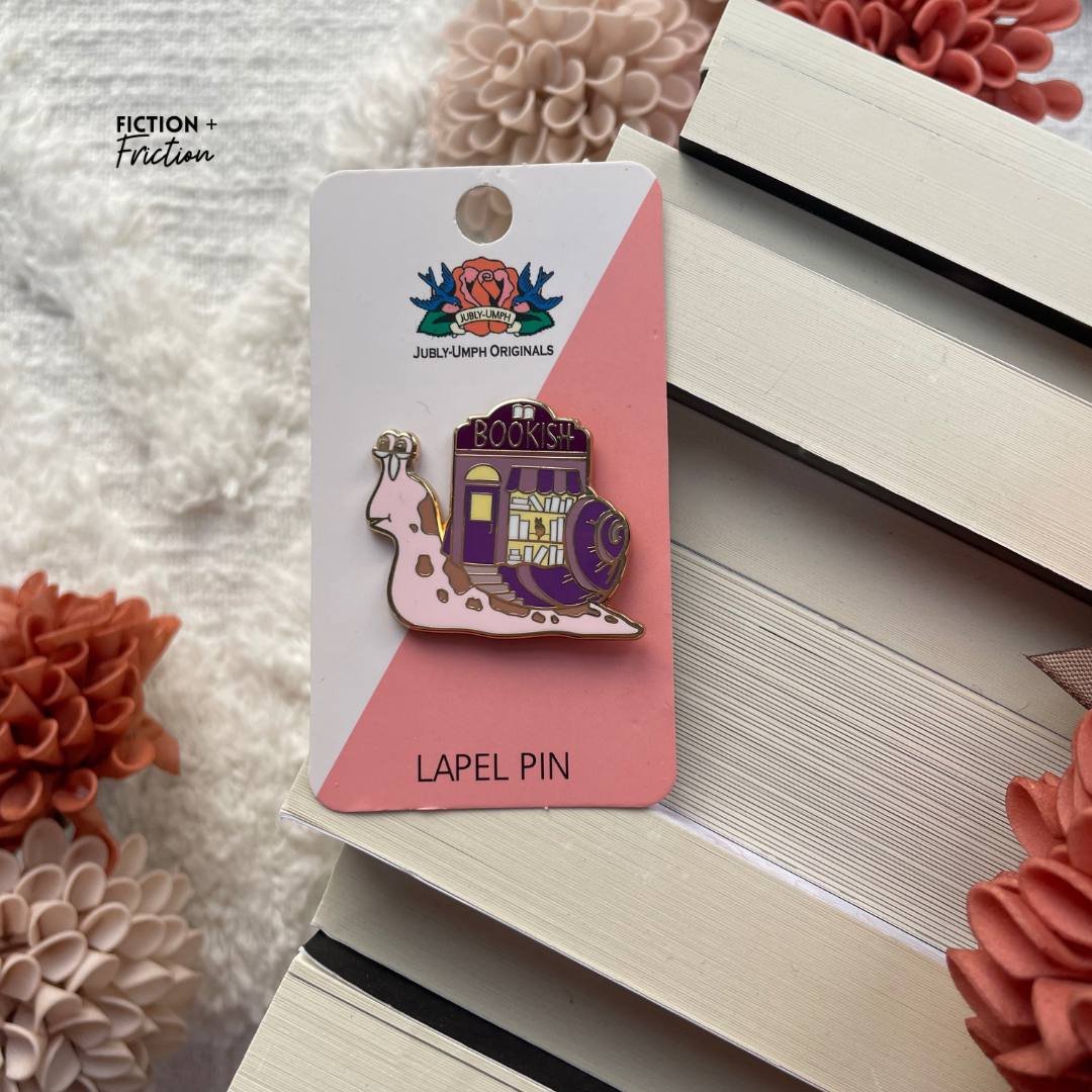 Bookish Snail Pin