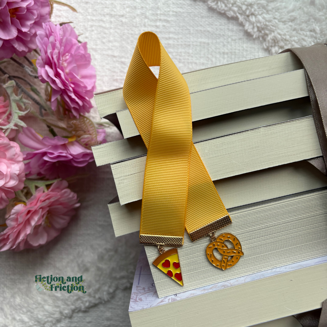 Pizza & Pretzels | Ribbon Bookmark