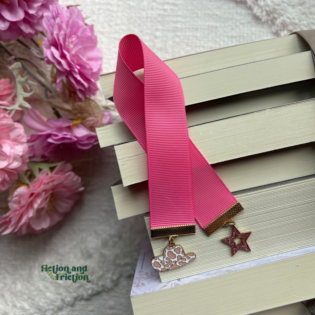 Pink Cowboy Hat | Ribbon Bookmark