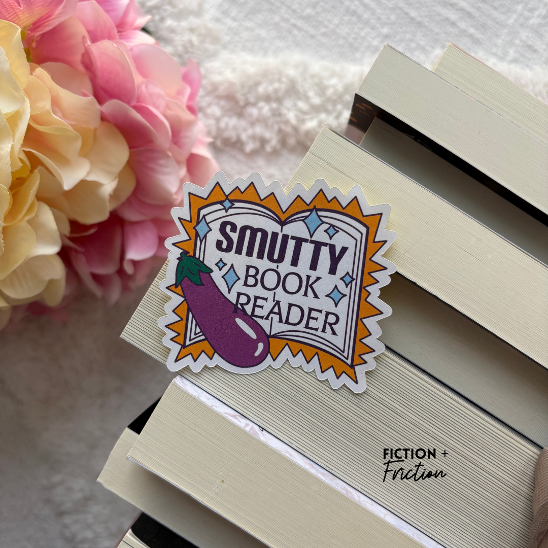 Smutty Book Reader Sticker