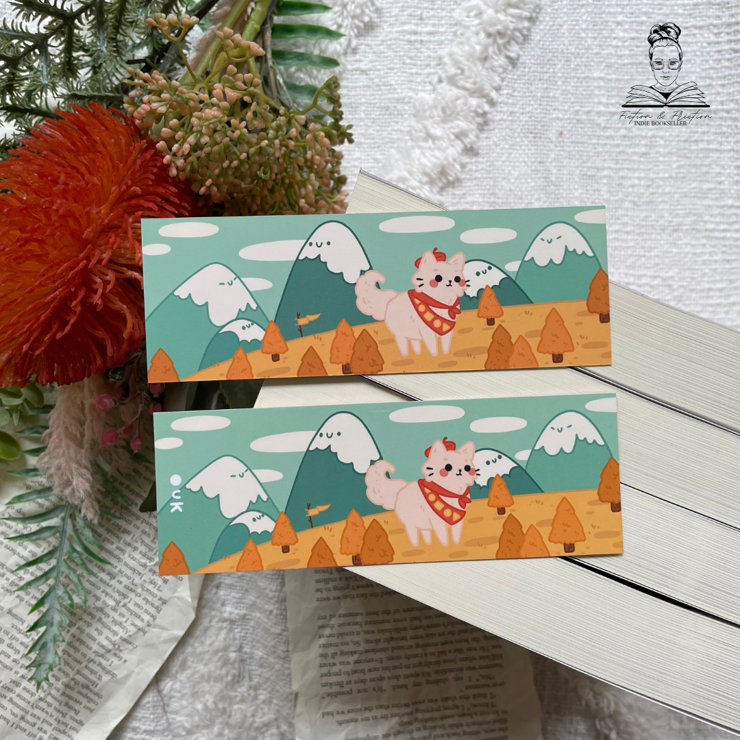Kitty Camper Bookmark | 400gsm Silky Smooth Velvet-Finish Bookmark