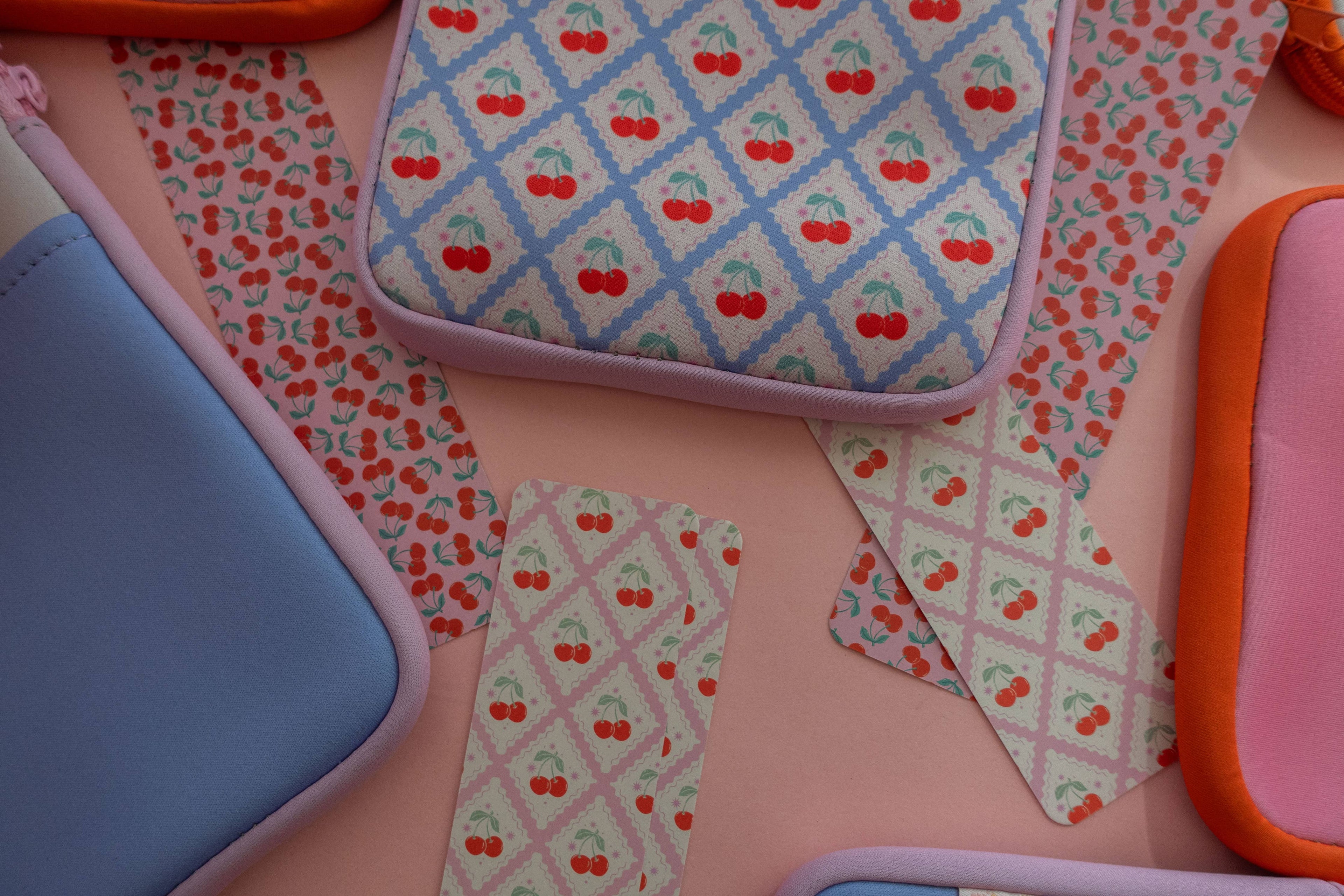 Zipper Cherries Kindle & E-reader Sleeve