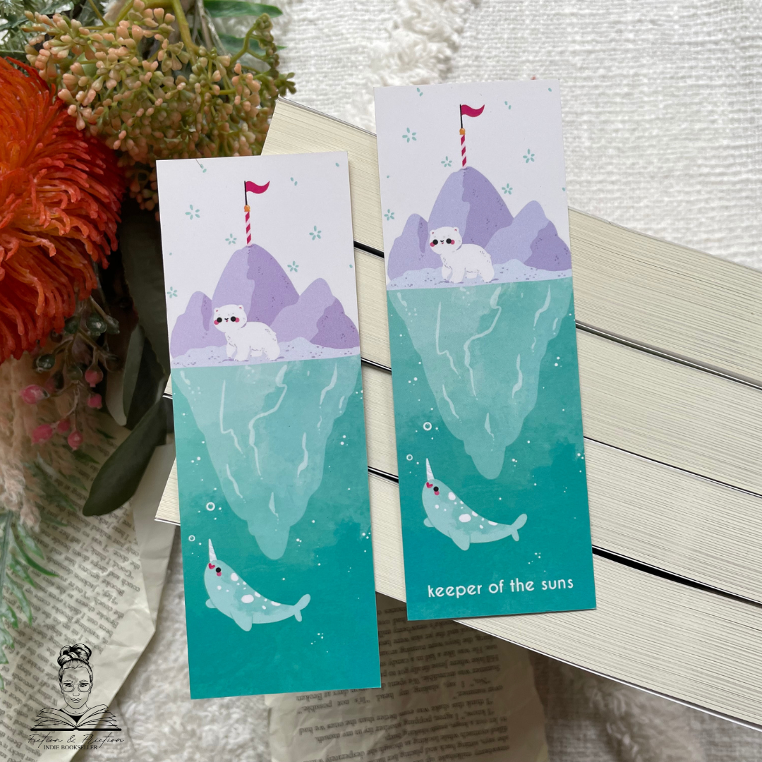 North Pole Bookmark - 400gsm Silky Smooth Velvet-Finish Bookmark