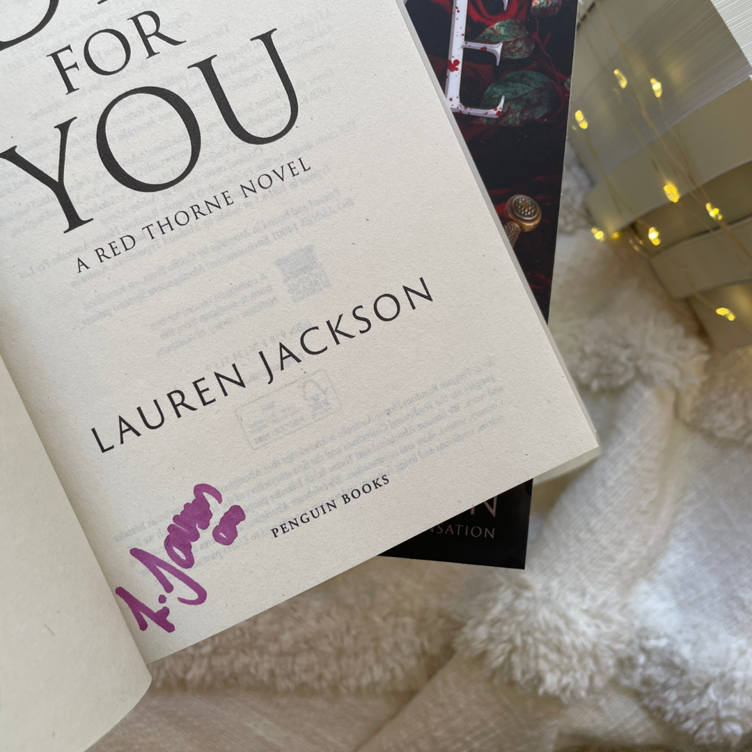 Red Thorn series by Lauren Jackson