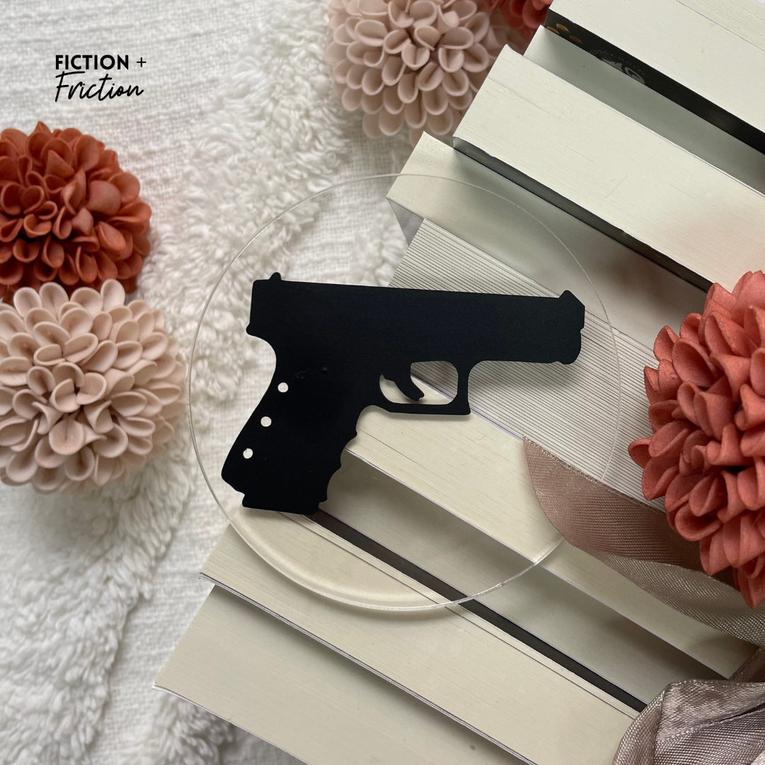 Dark Romance Gun | Acrylic Coaster