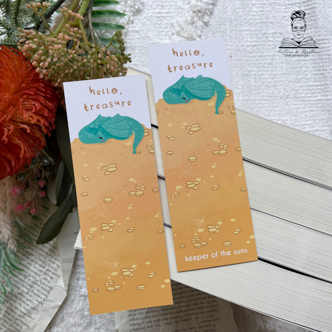 Money Dragon Bookmark - 400gsm Silky Smooth Velvet-Finish Bookmark