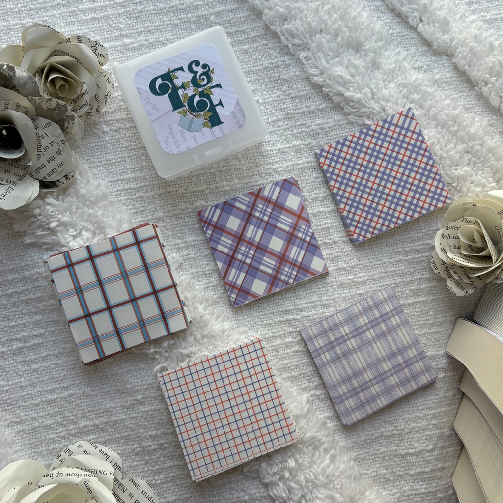 Purple Mini Papers | Book Journaling Supplies