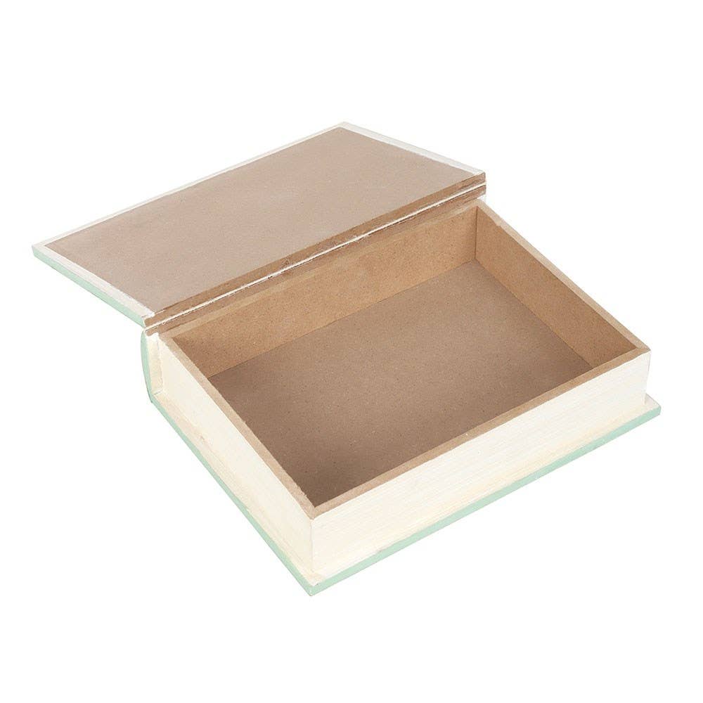 Book Shaped Storage Box Green