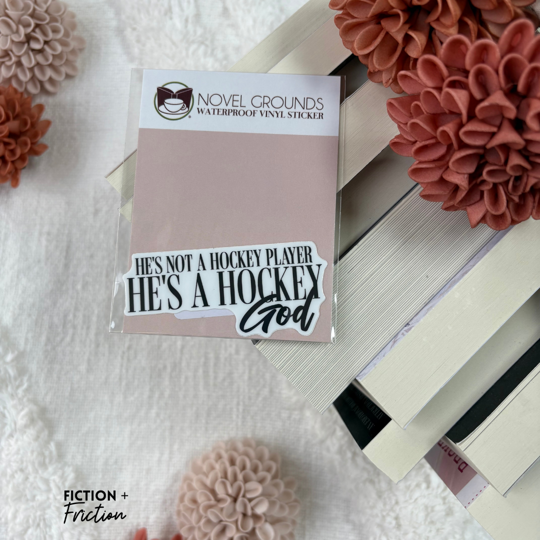 S. Massery- Hockey God | Novel Grounds Sticker