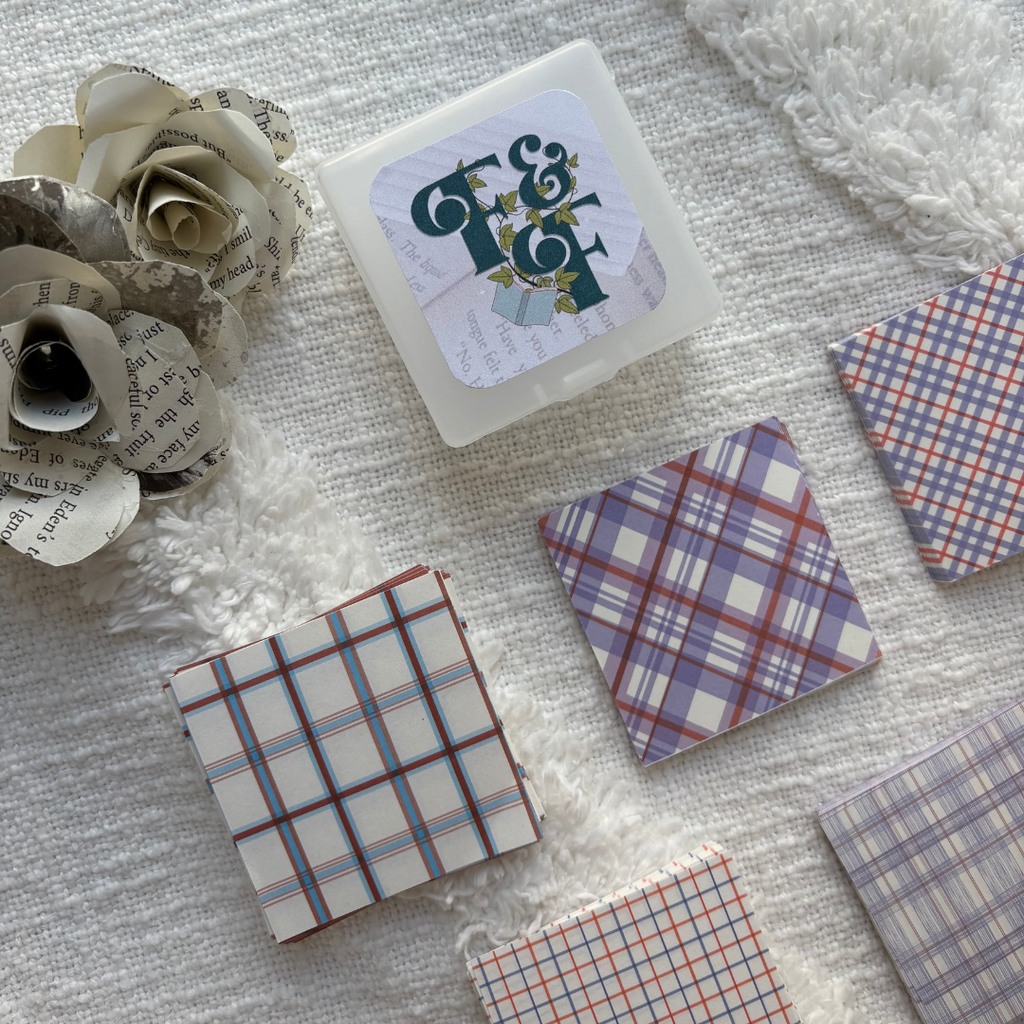 Purple Mini Papers | Book Journaling Supplies