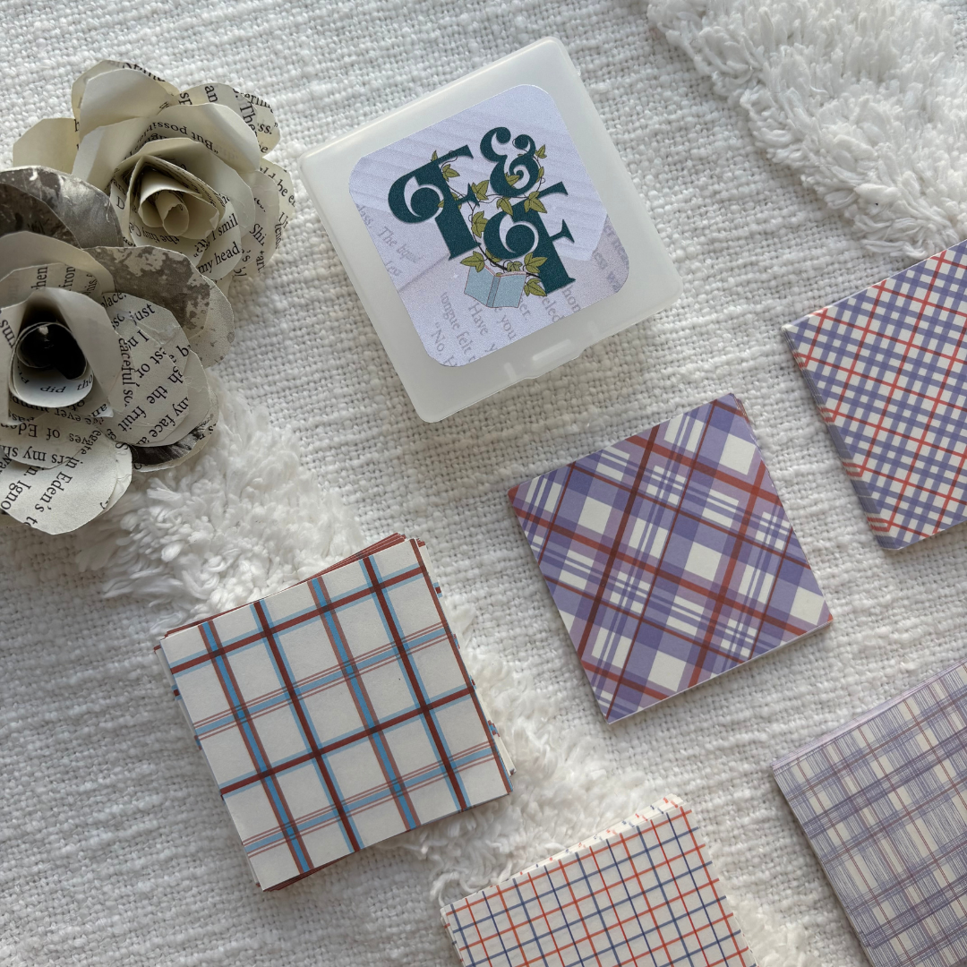 Purple Mini Papers | Book Journaling Supplies