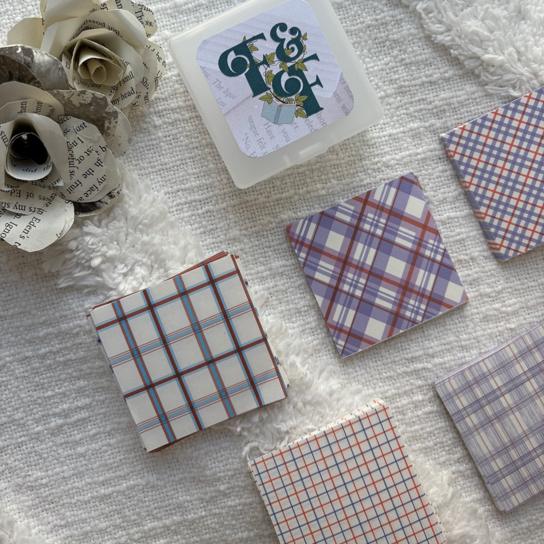 Purple Mini Papers | Book Journaling Supplies