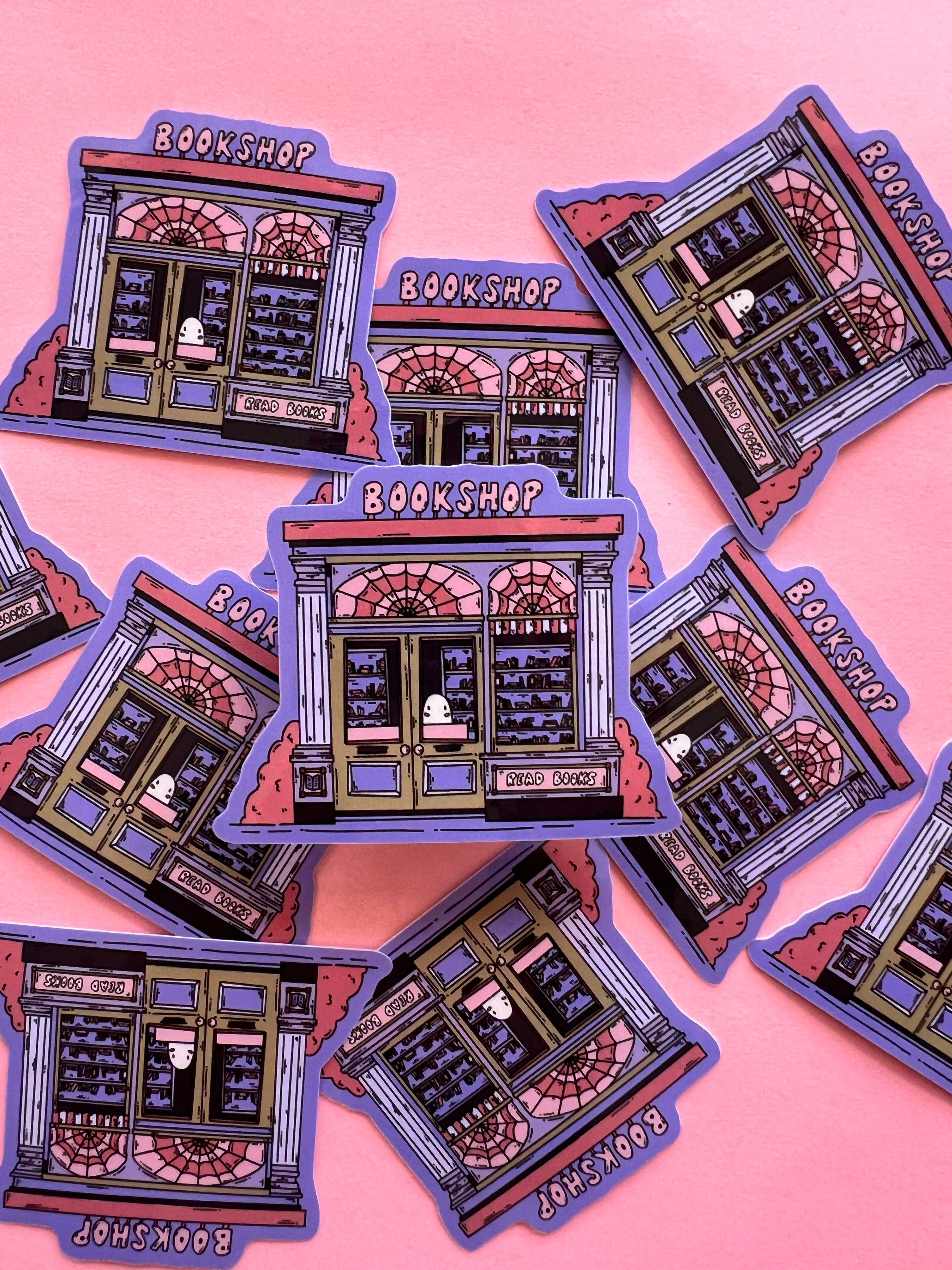 Bookstore Ghost sticker