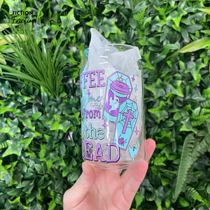 Coffee Brings Me Back From The Dead | Glass Tumbler