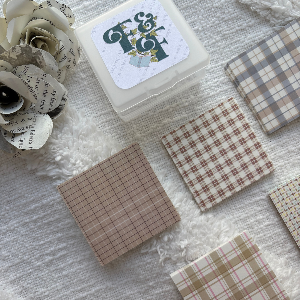 Brown Mini Papers | Book Journaling Supplies