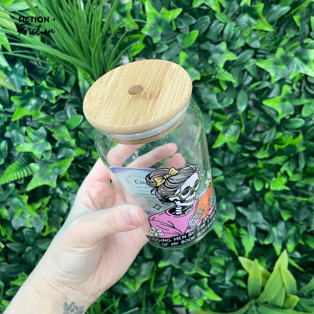 Judging Men by the Standards of my Book Boyfrineds | Glass Tumbler