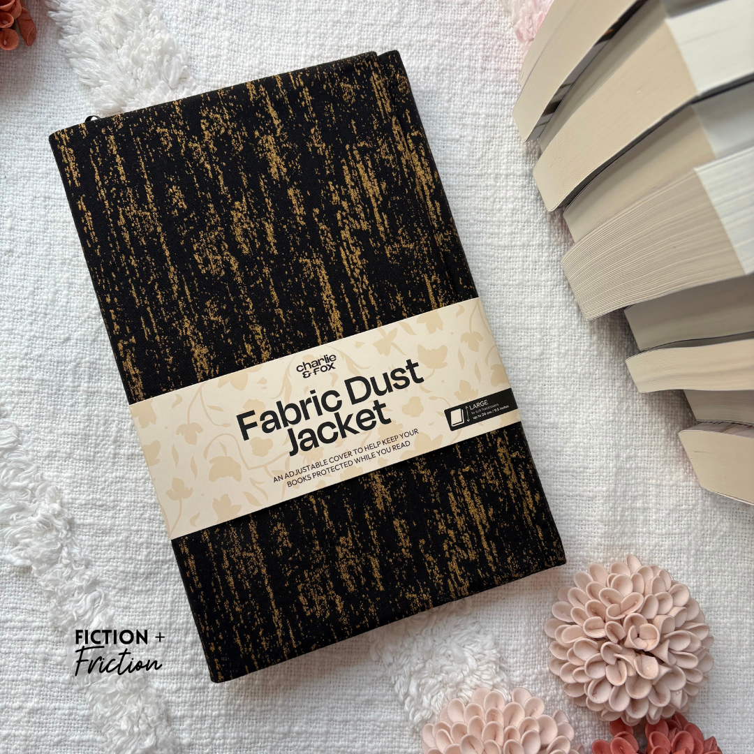 Charlie and Fox Fabric Dust Jacket | Black & Gold - Medium