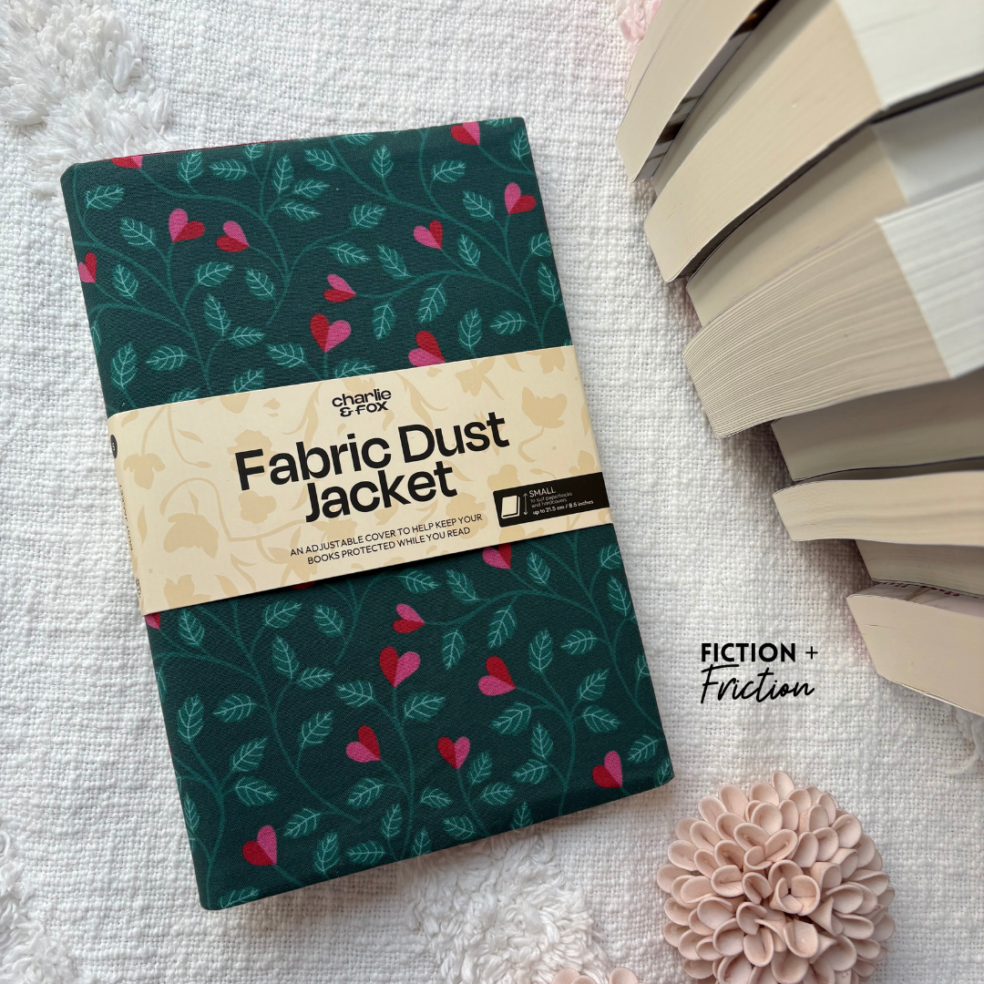 Charlie and Fox Fabric Dust Jacket | Vines  - Small