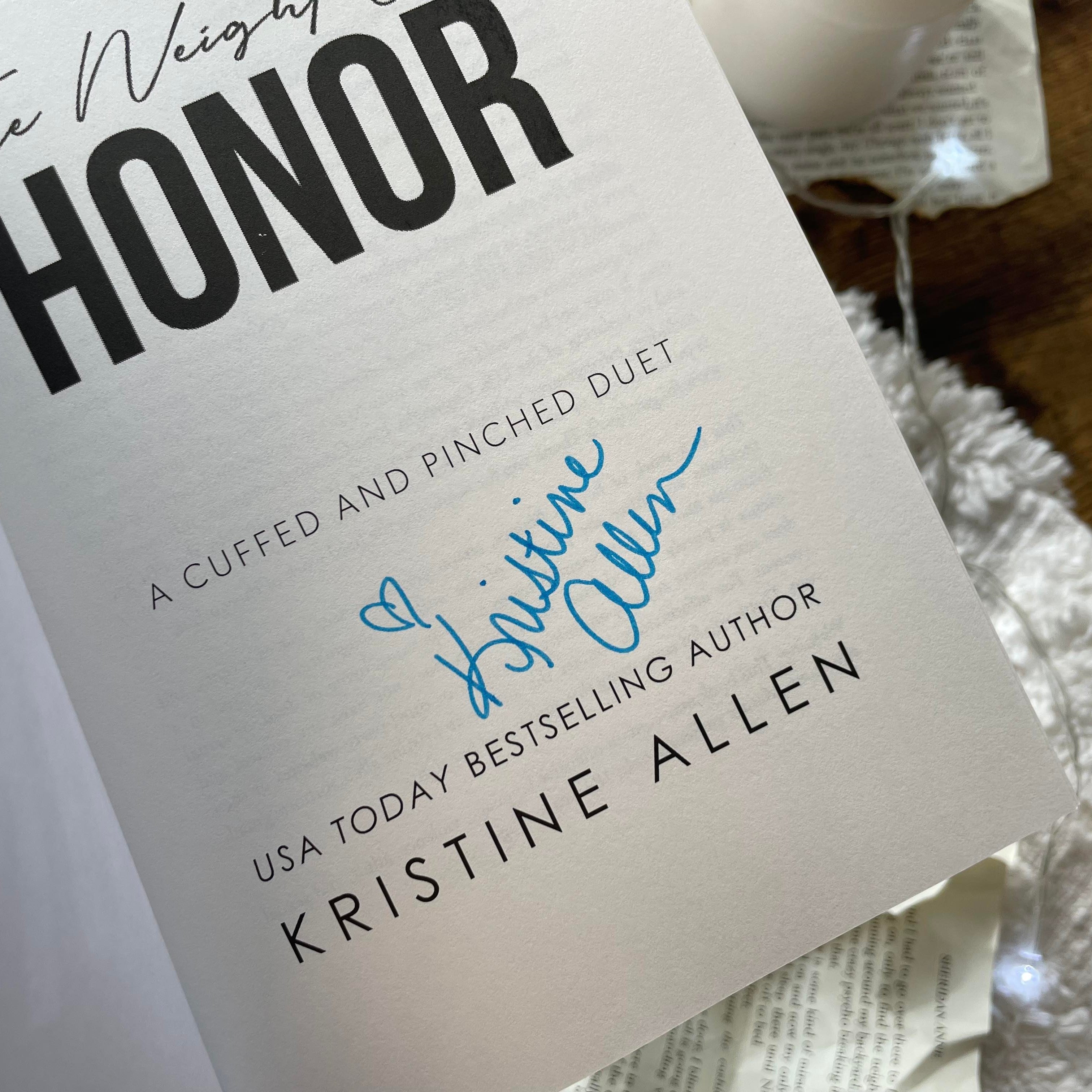 The Weight of Honor by Kristine Allen
