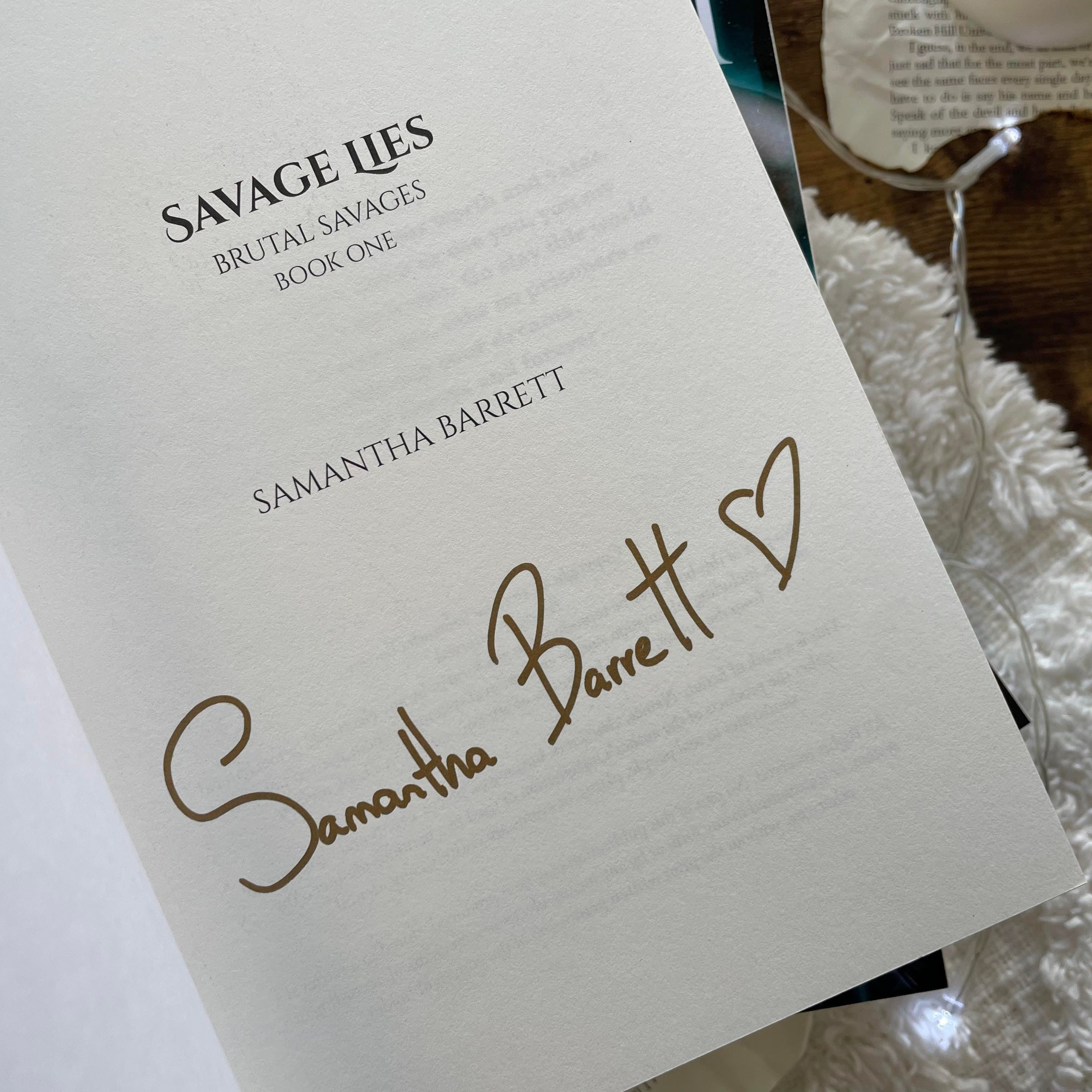 Scratch & Dent | Brutal Savages by Samantha Barrett