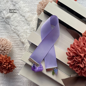 Purple Axolotl | Ribbon Bookmark