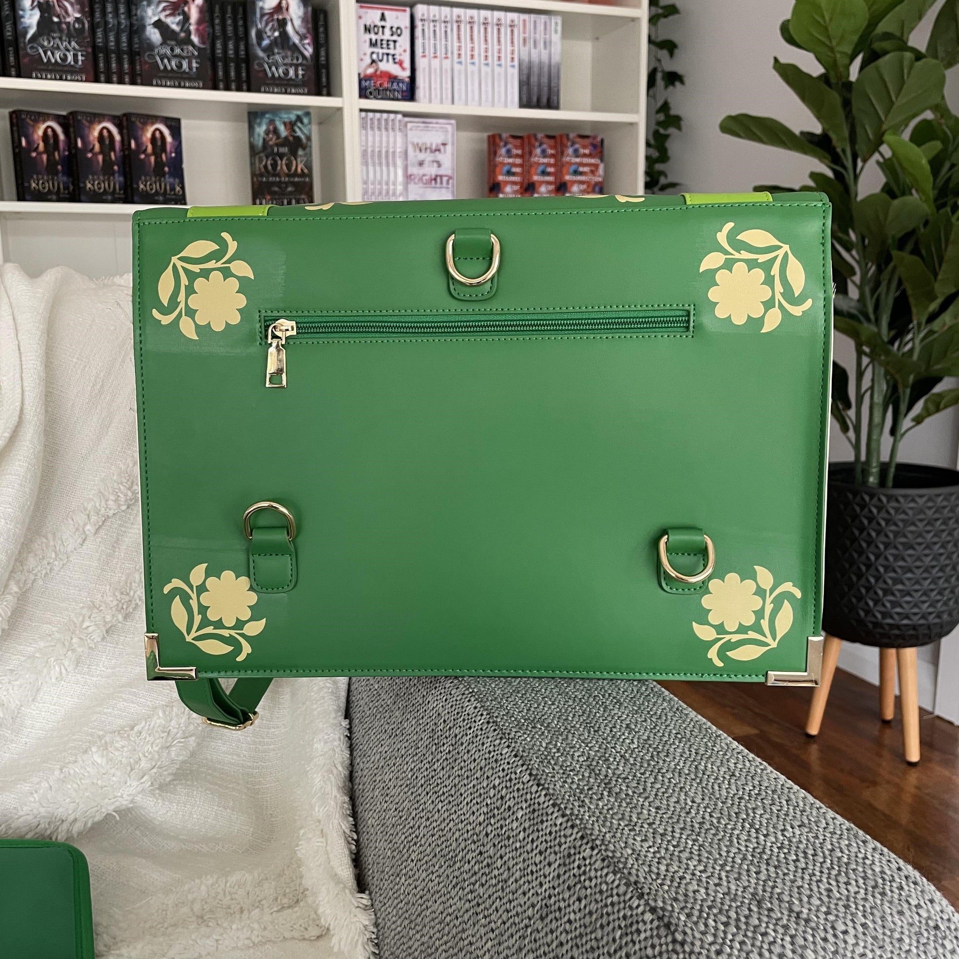 Cottagecore Green Bookish Ita Bag