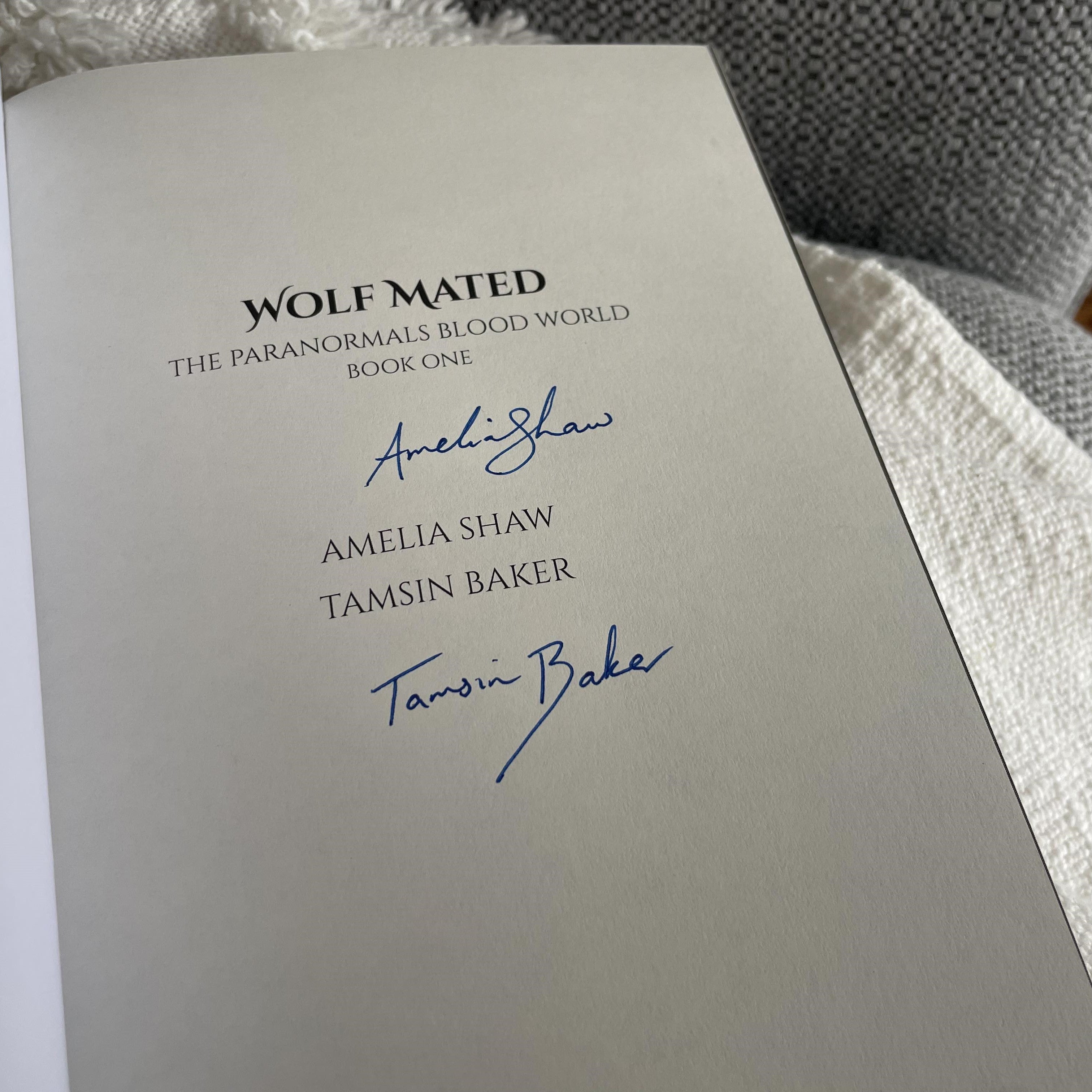 The Paranormals Blood World by Tamsin Baker & Ameila Shaw