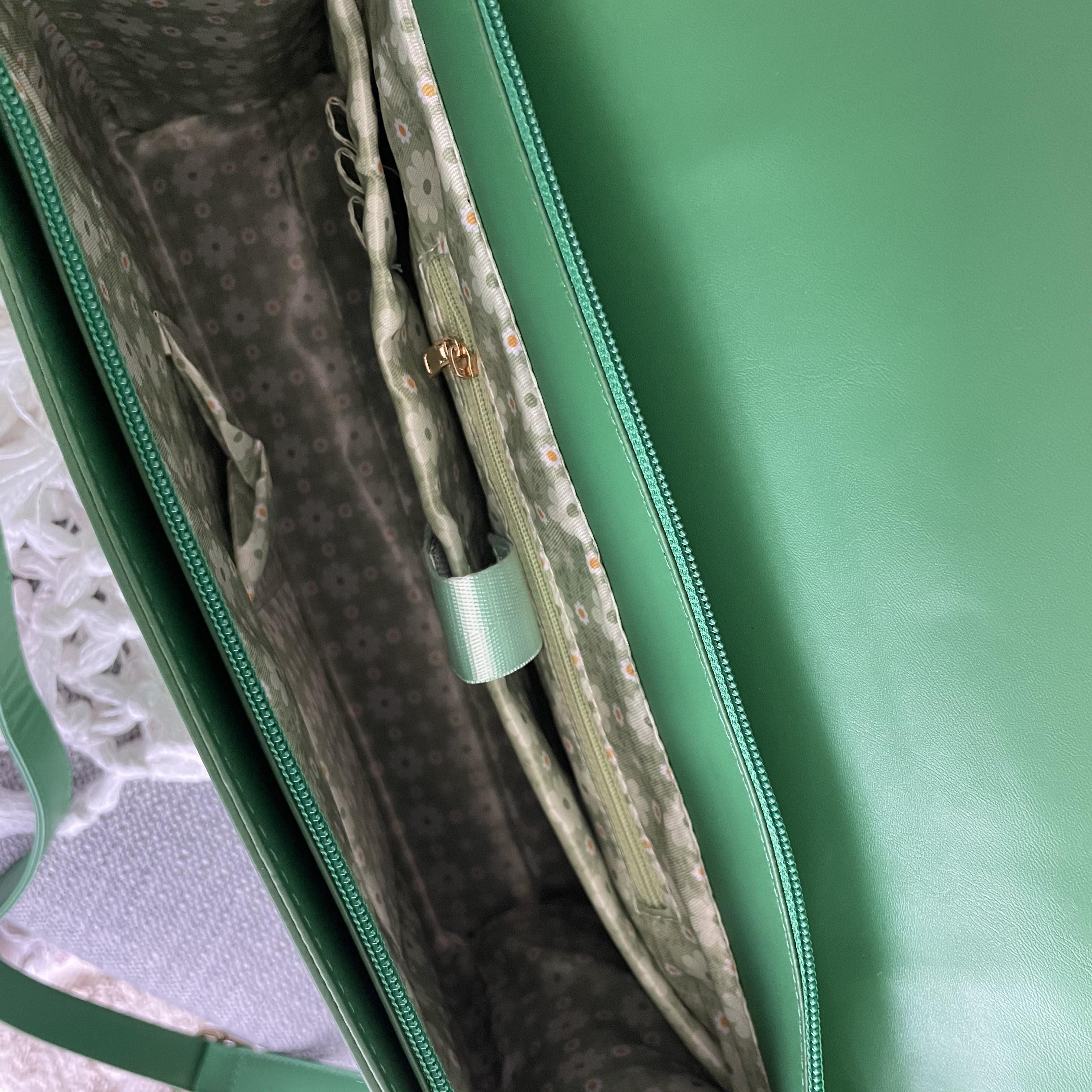 Cottagecore Green Bookish Ita Bag