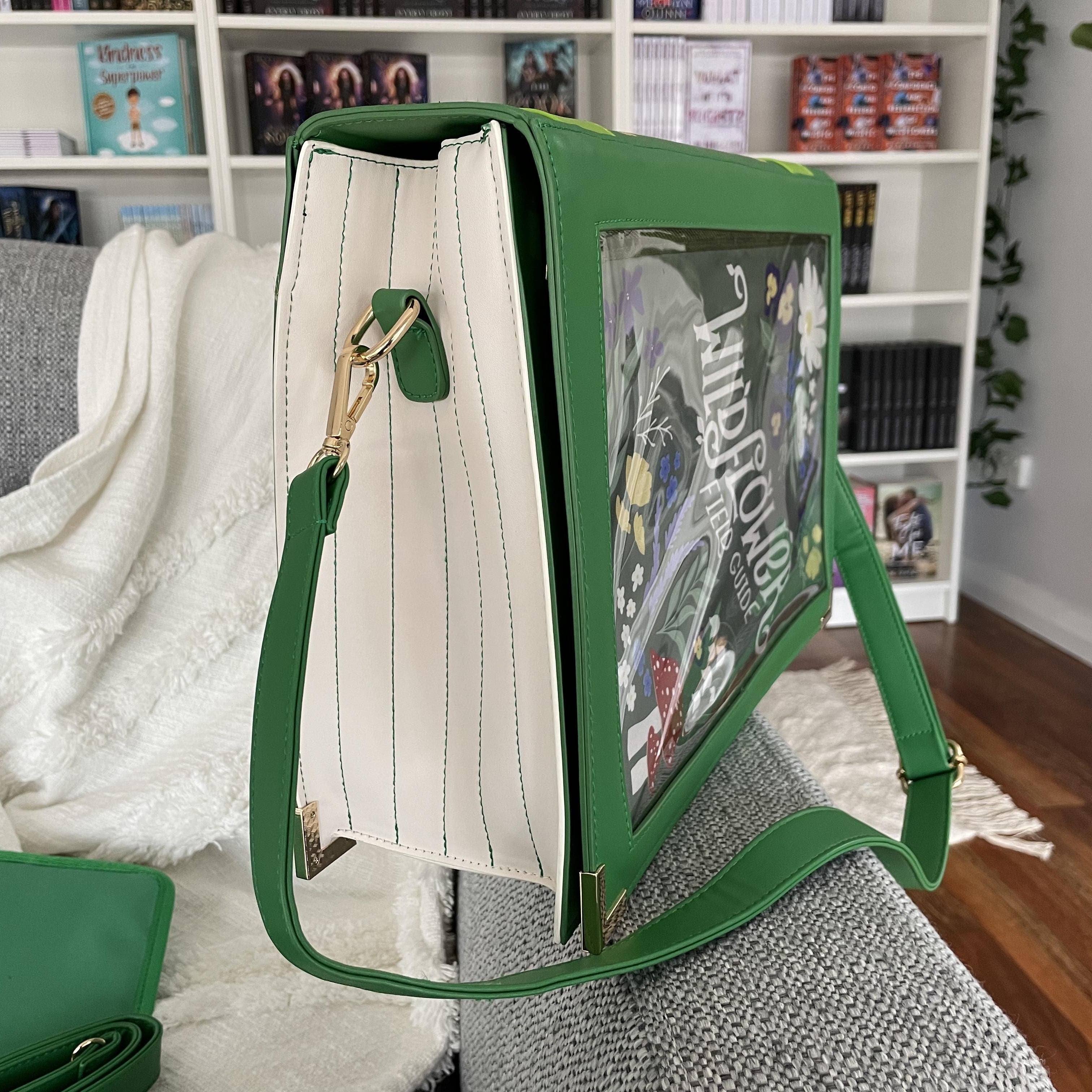 Cottagecore Green Bookish Ita Bag