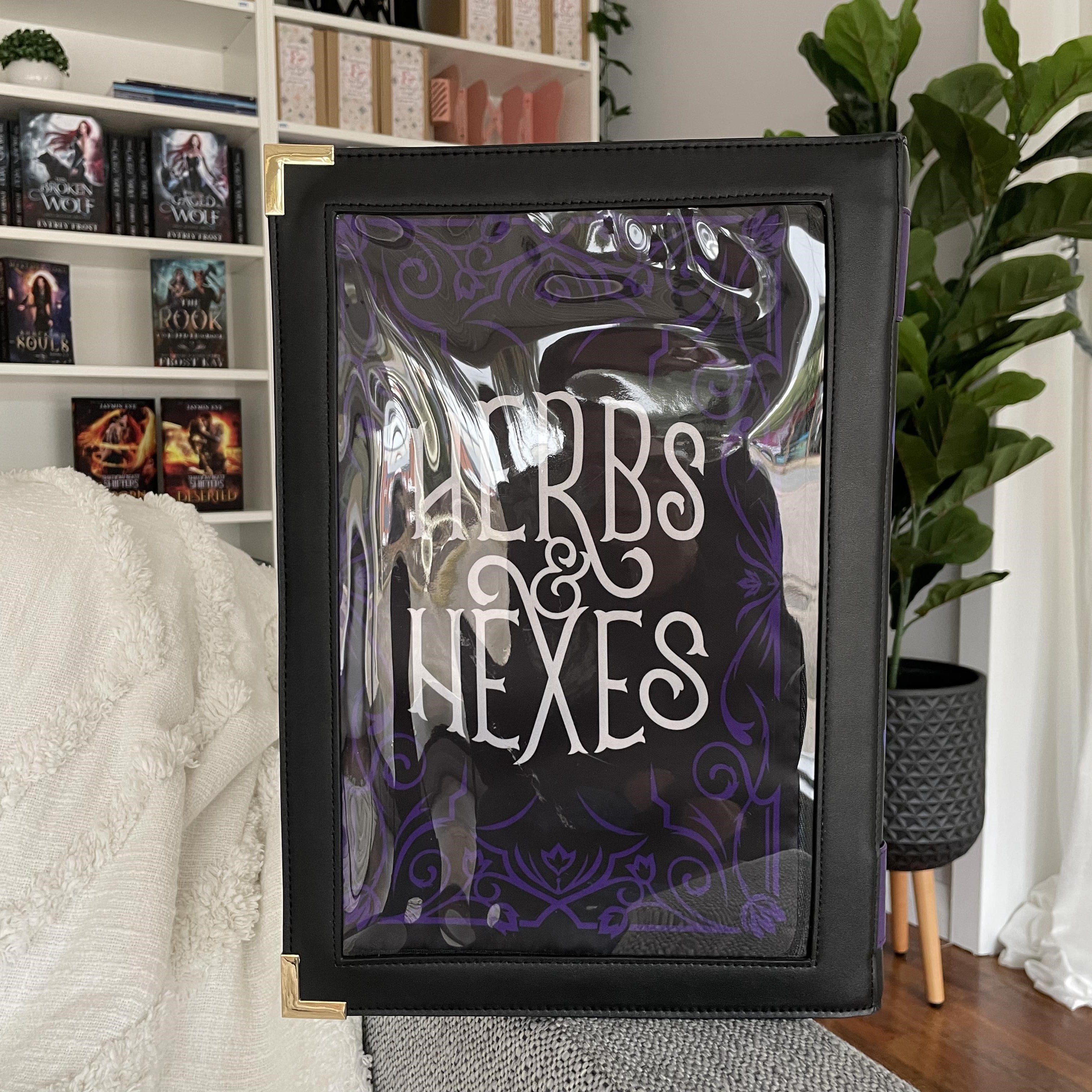 Witchy Black Bookish Ita Bag