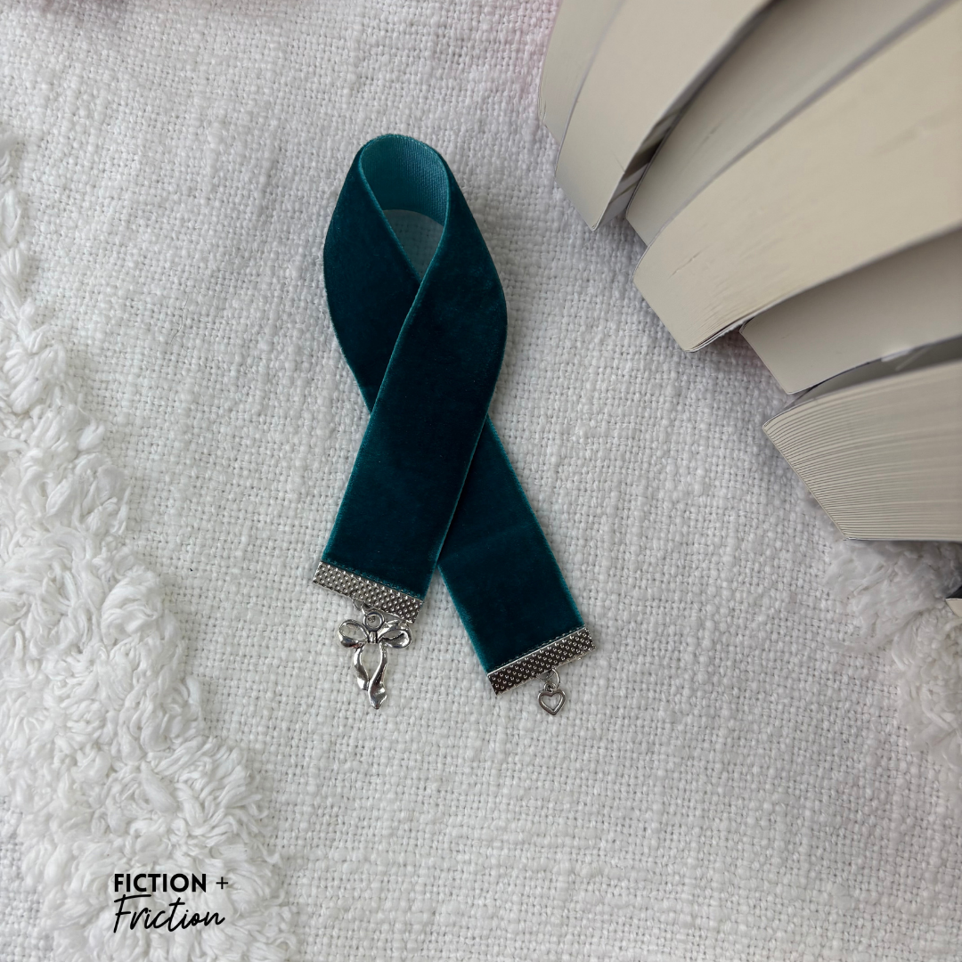 Teal Bow | Ribbon Bookmark