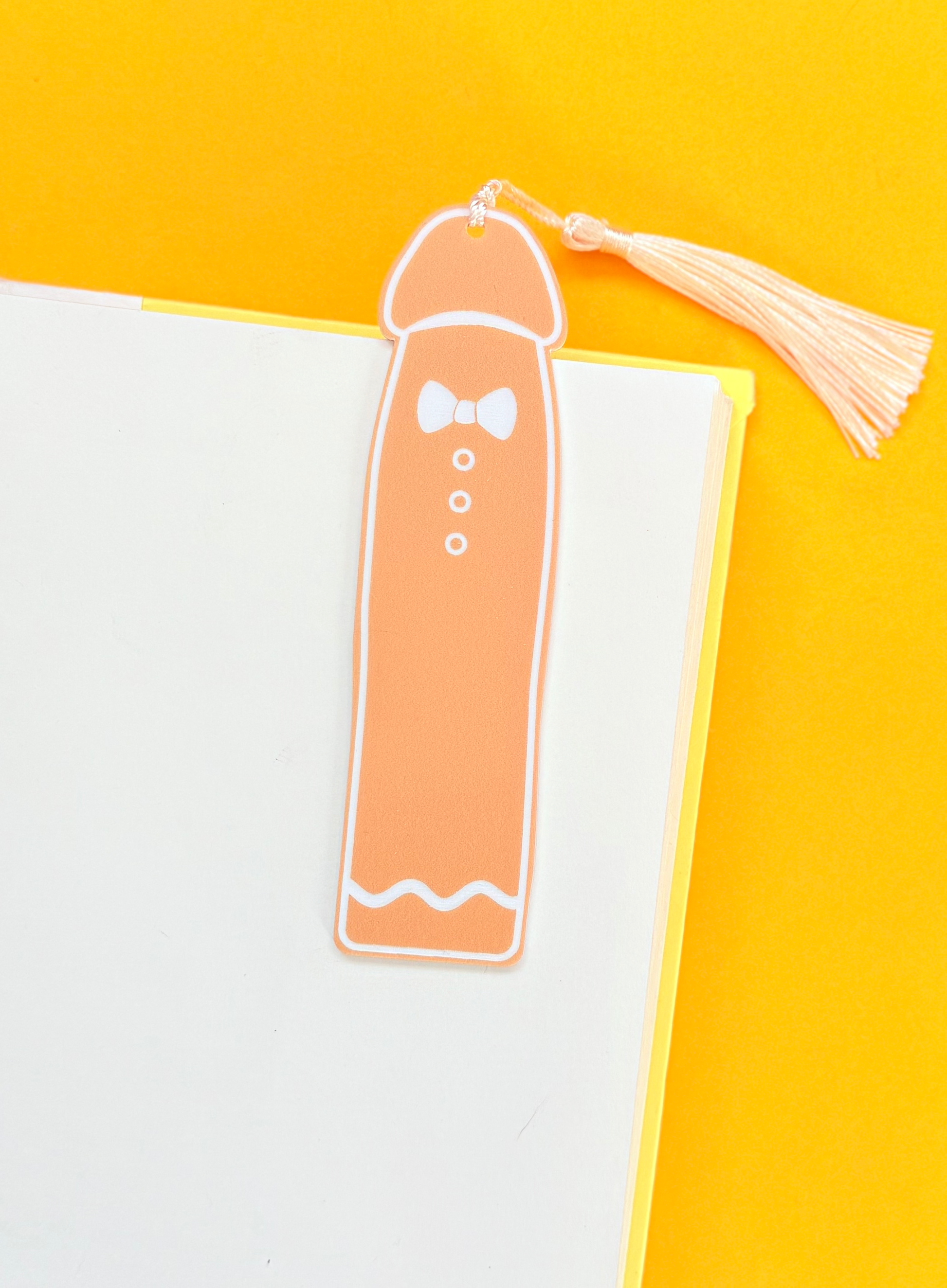 Gingerbread Man Cockmark Bookmark