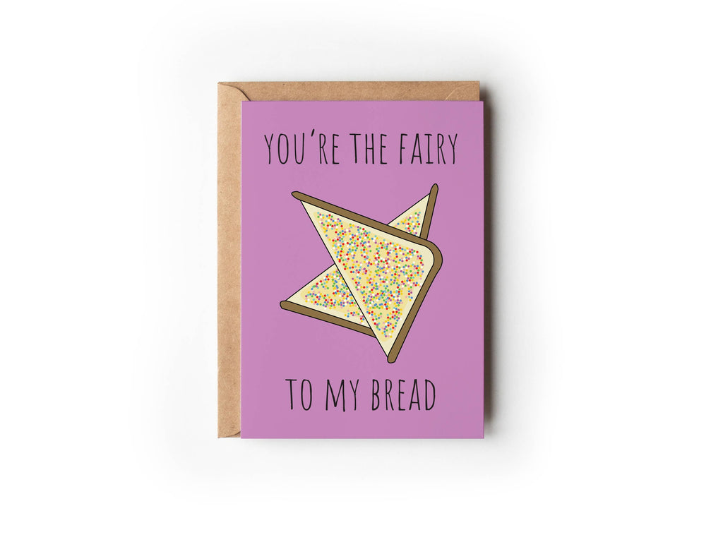 Fairy Bread Greeting Card | Valentine's Day Card