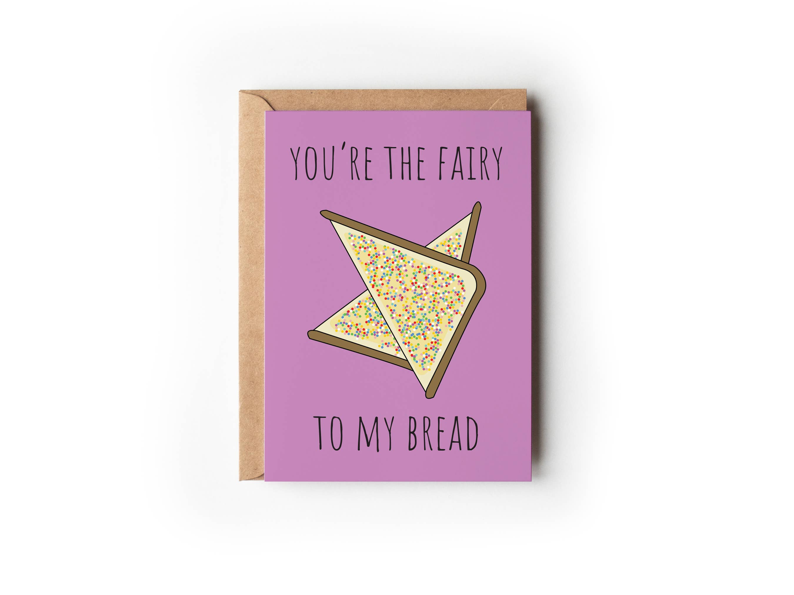 Fairy Bread Greeting Card | Valentine's Day Card