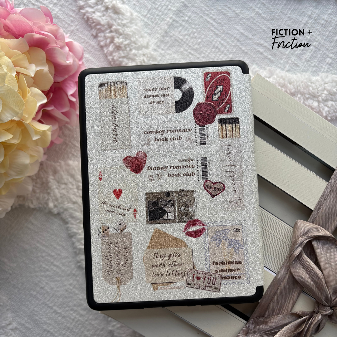 PageSaversCo Kindle Case | Trope Stamp Collage