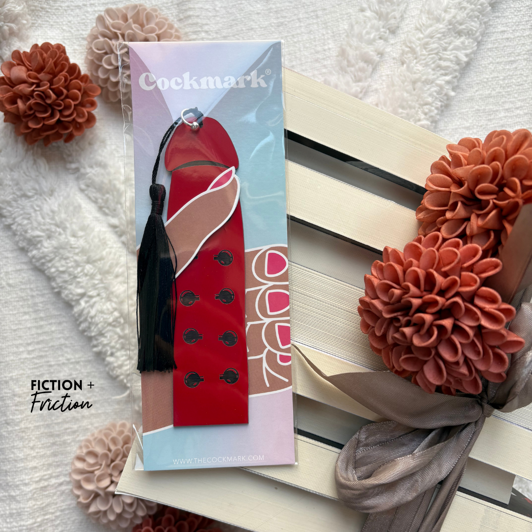 Jacob's Ladder Cockmark Bookmark: Red Acrylic