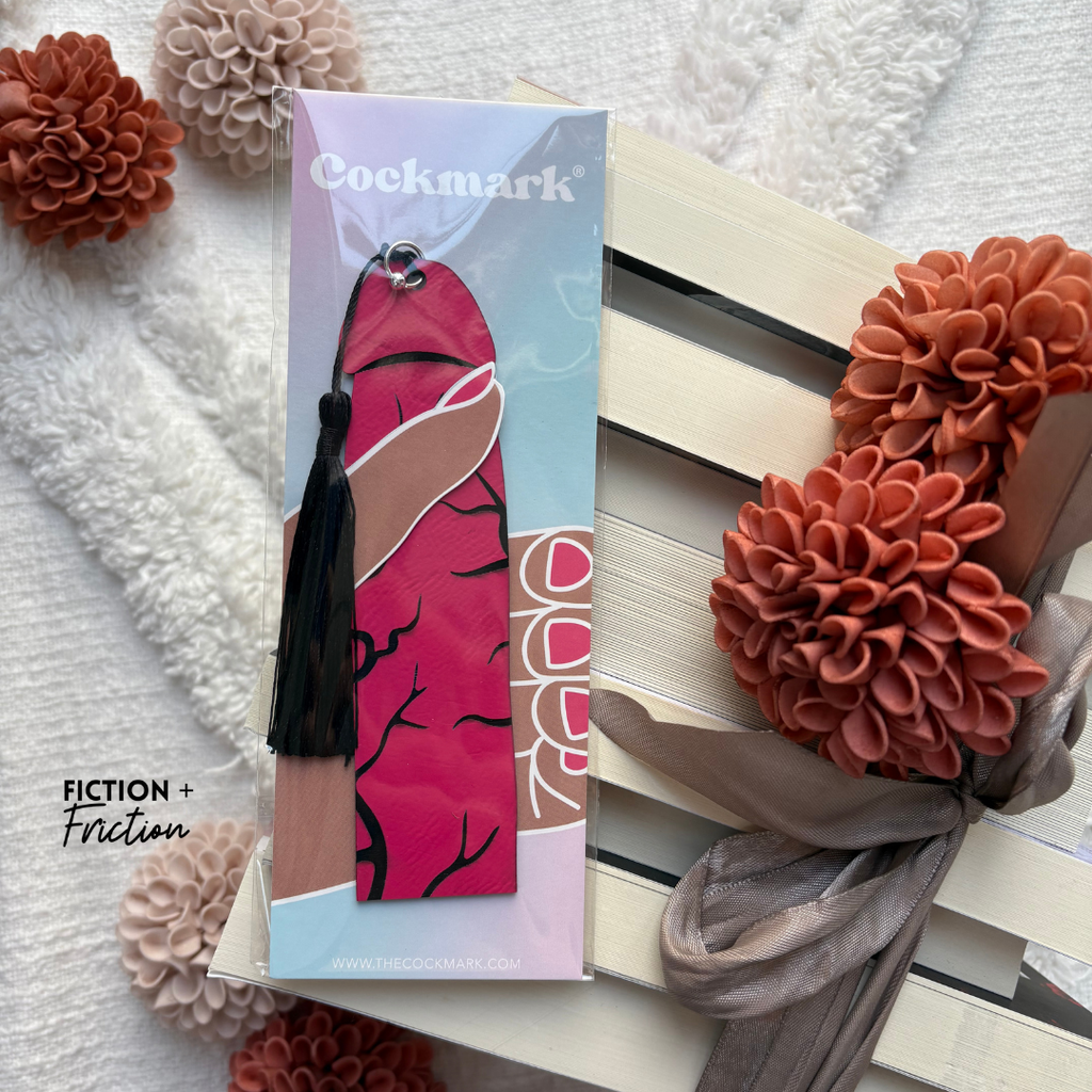 Prince Albert Cockmark™ Bookmark: Pink Leatherette