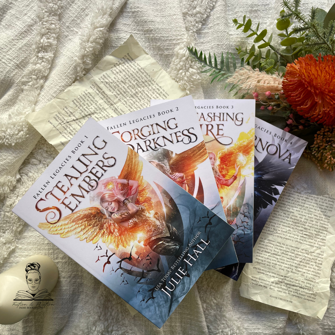 Scratch & Dent | Forging Darkness (Fallen Legacies Book 2) by Julie Hall