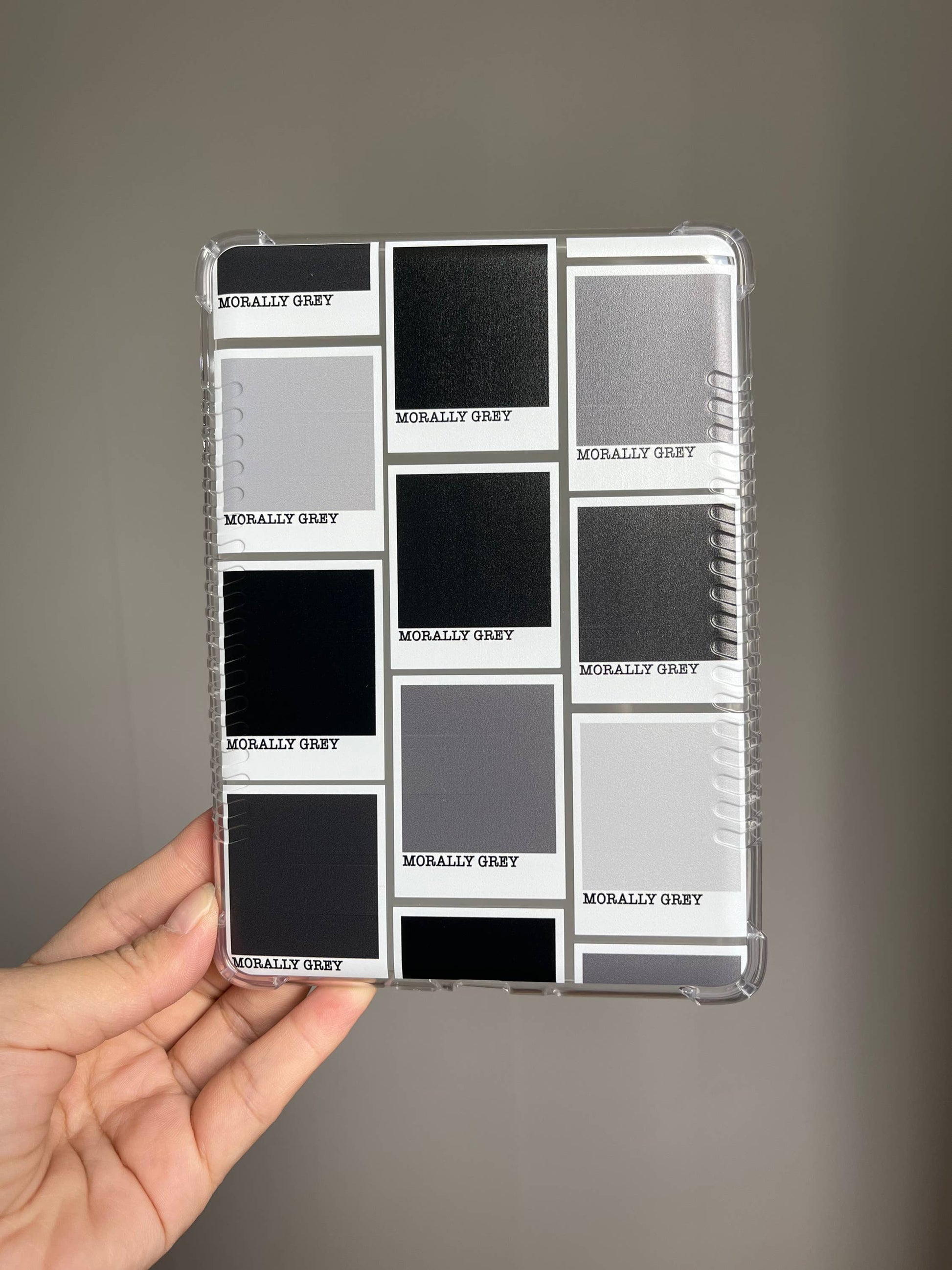 Soft Clear Kindle Case | Morally Grey: 6.8" (Kindle Paperwhite)