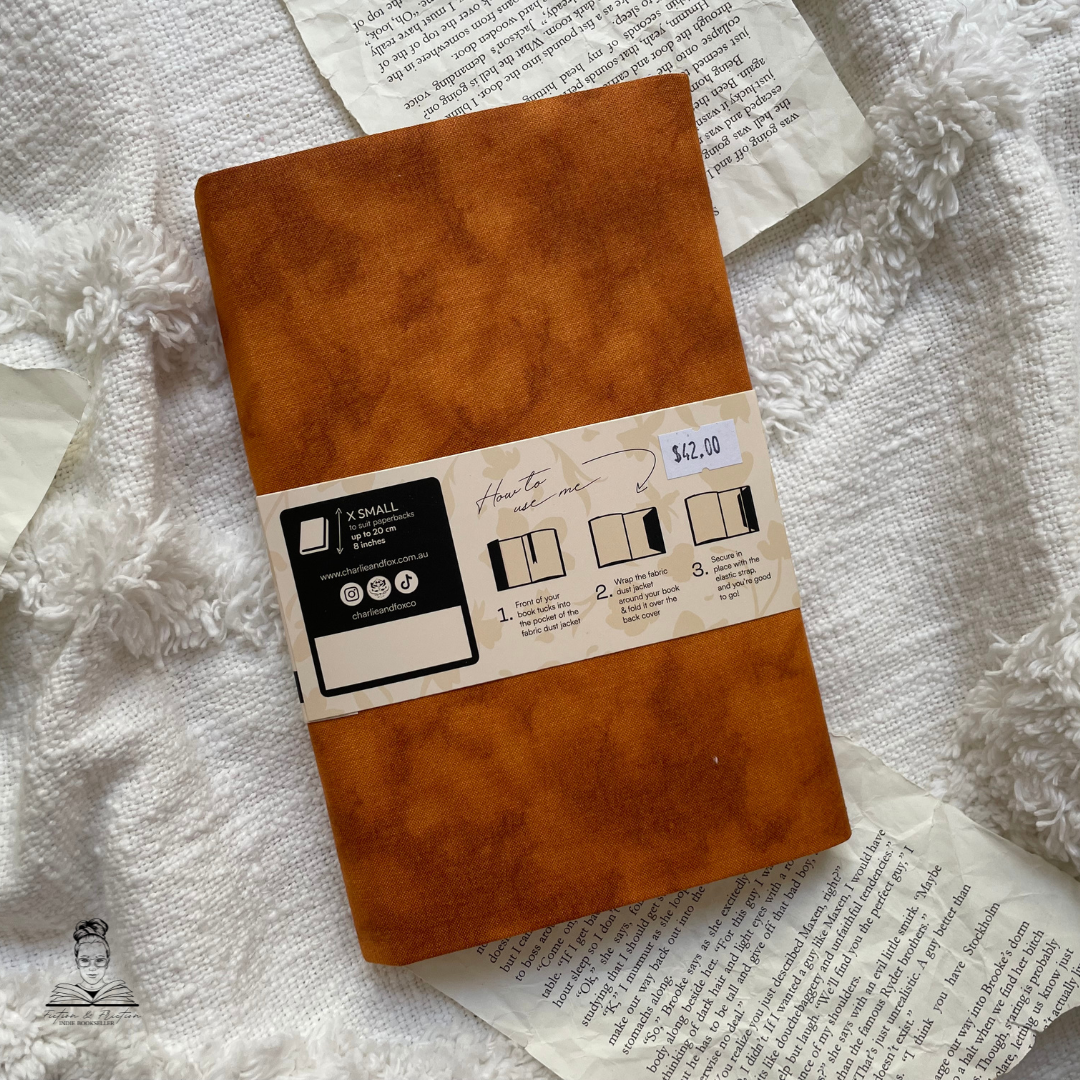 Charlie and Fox Fabric Dust Jacket - Caramel Latte fabric (limited edition)