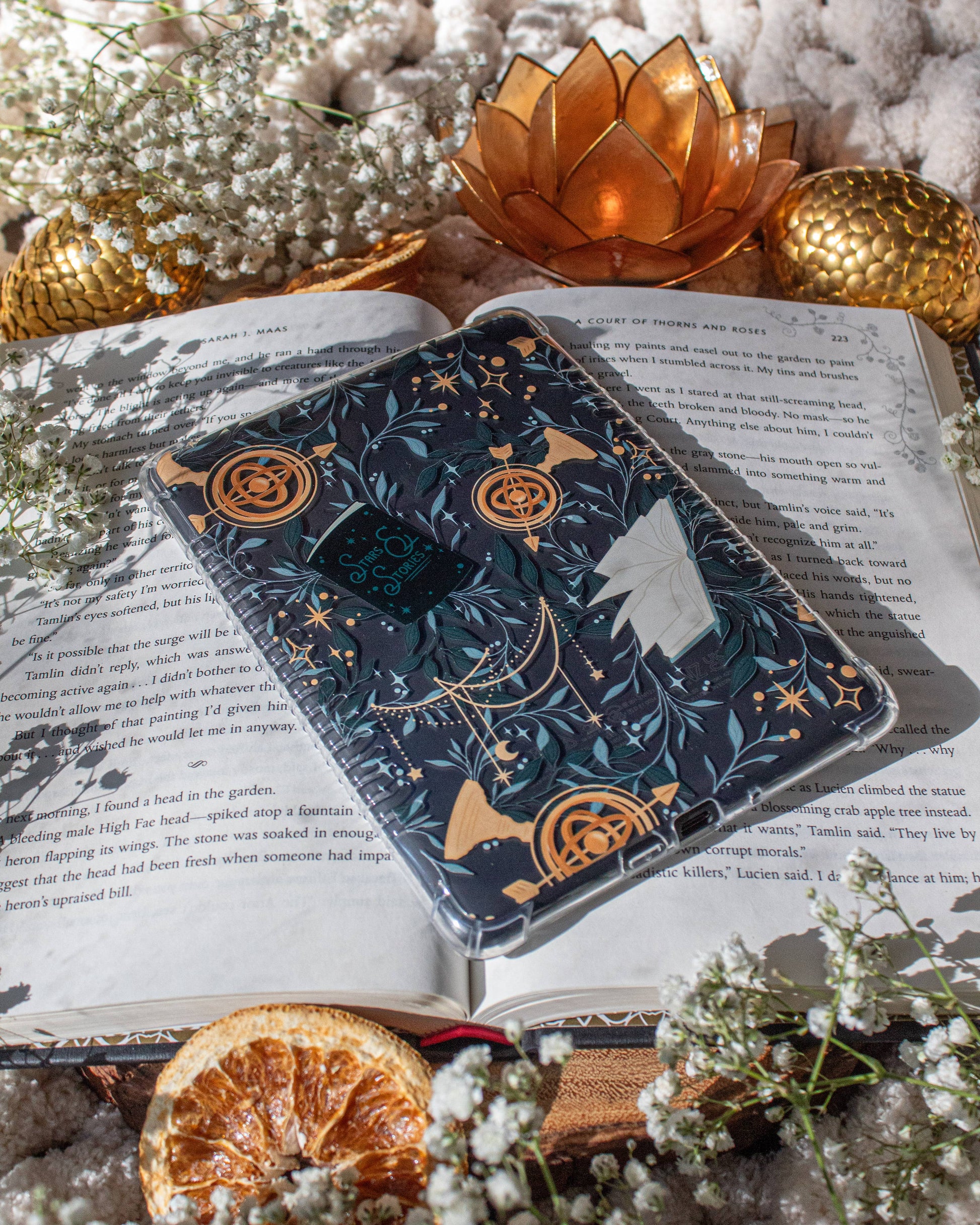 Soft Clear Kindle Case | Stars & Stories: 7" (Kindle Paperwhite 12th Gen / Colorsoft)