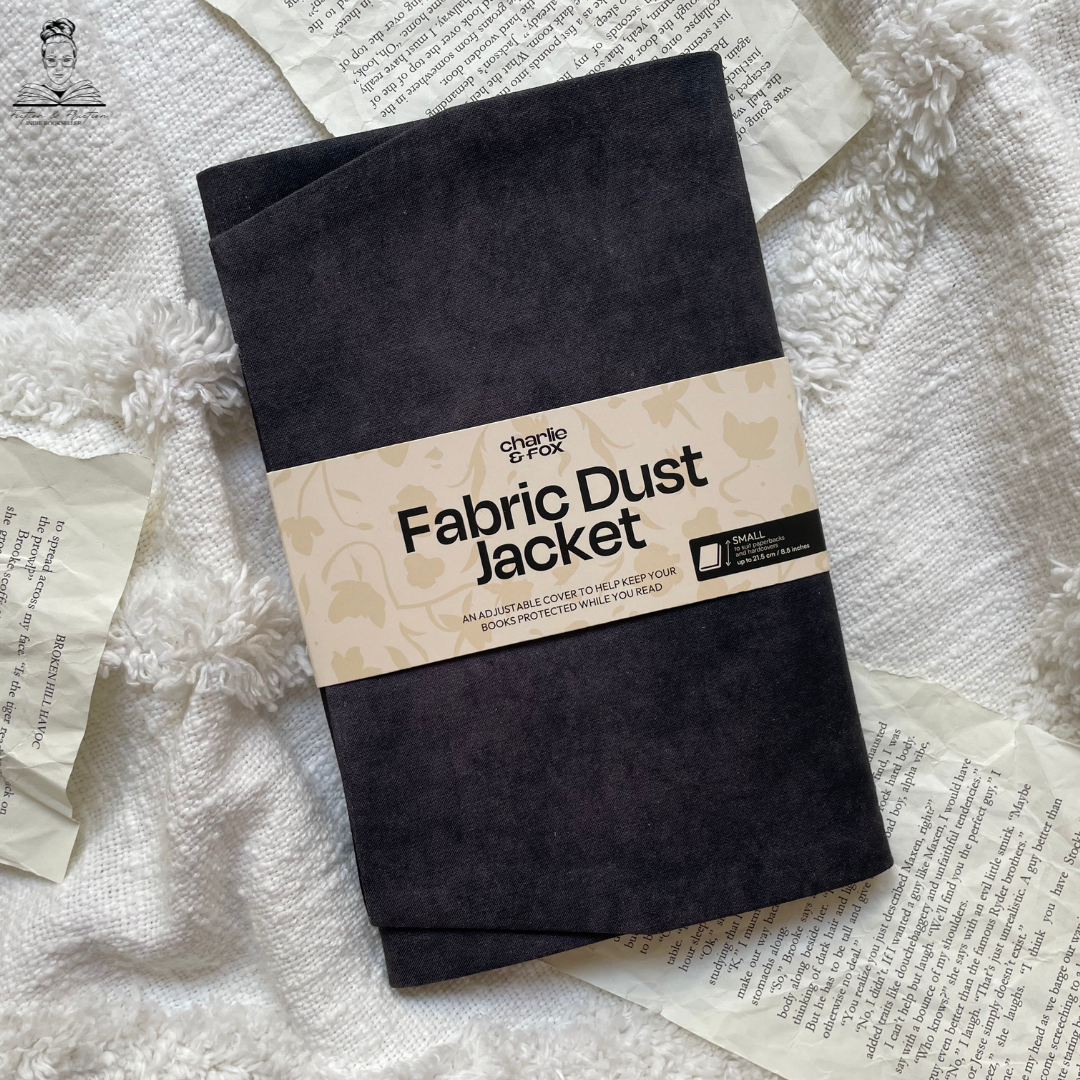 Charlie and Fox Fabric Dust Jacket - Crimson Shadows