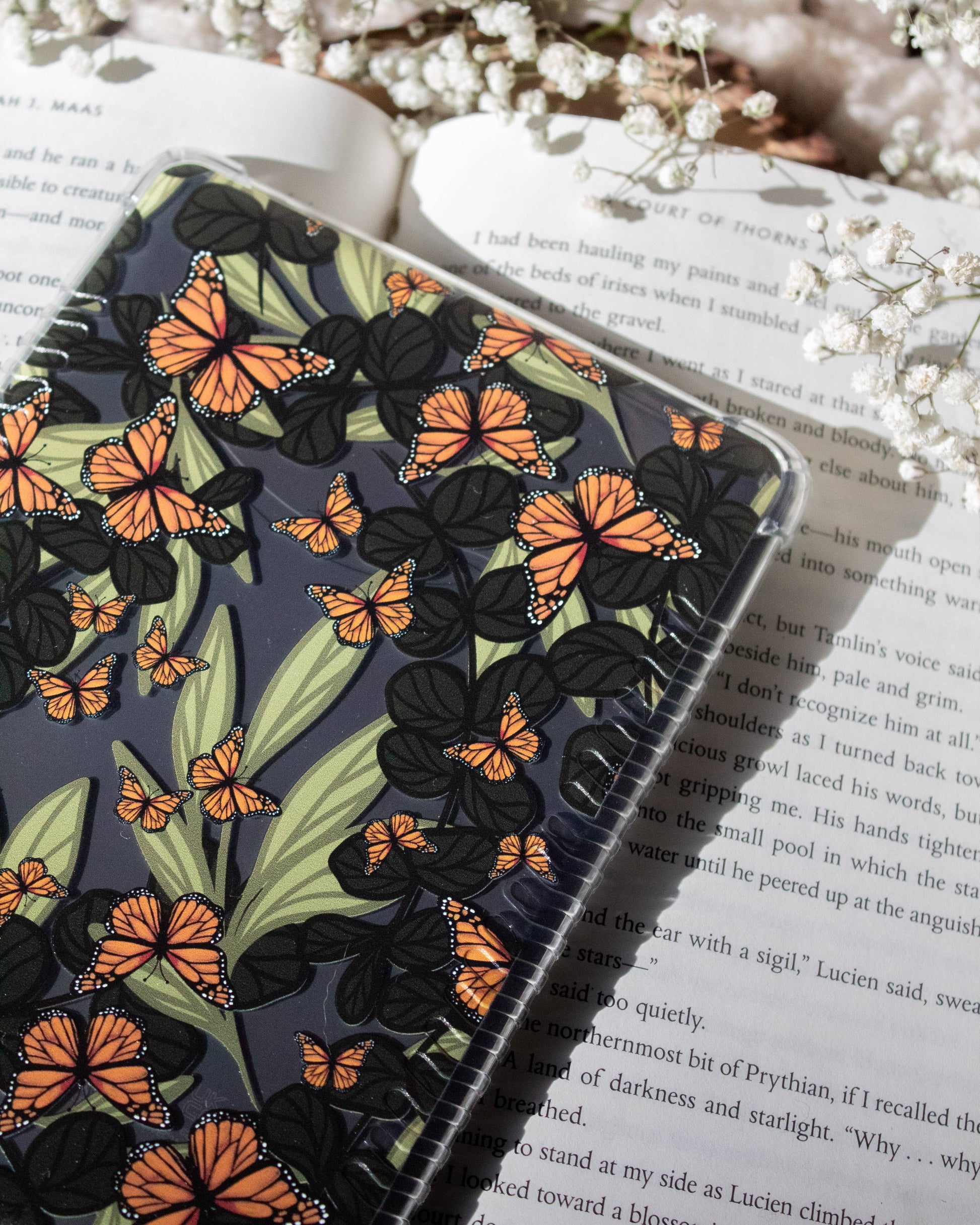 Soft Clear Kindle Case | Butterfly Garden: 7" (Kindle Paperwhite 12th gen / Colorsoft)