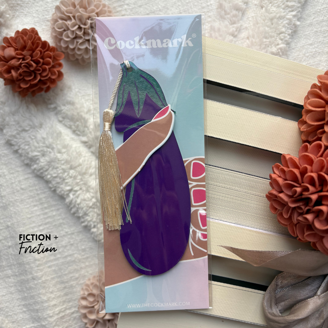 Eggplant Cockmark Bookmark