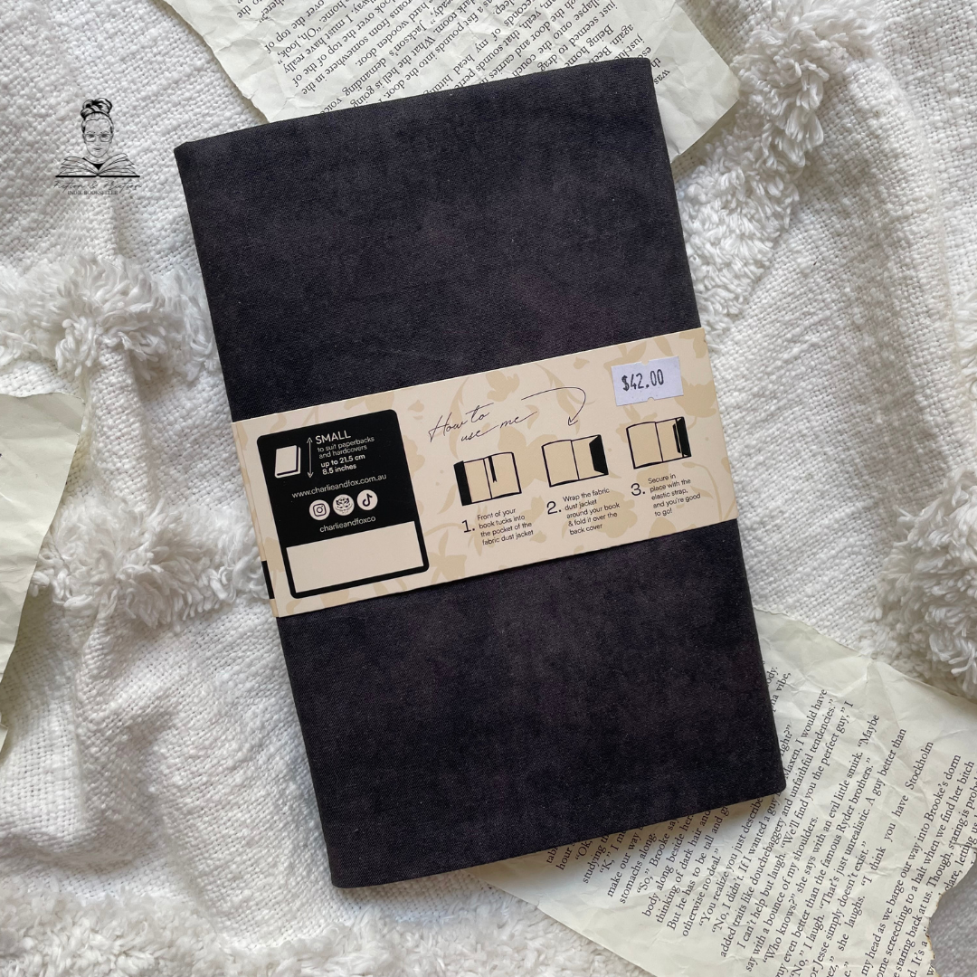 Charlie and Fox Fabric Dust Jacket - Crimson Shadows