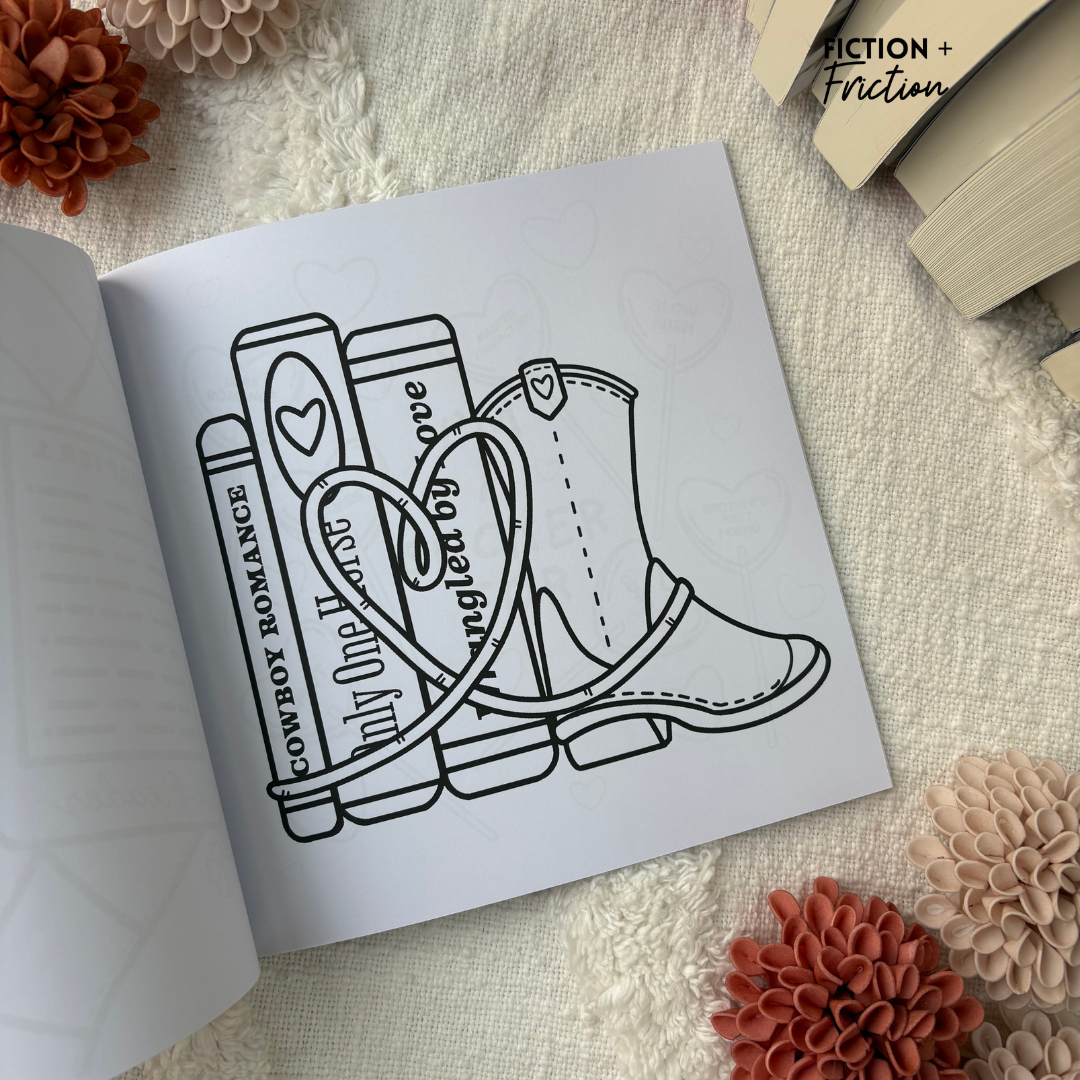 Bookish & Cozy Adult Colouring Book