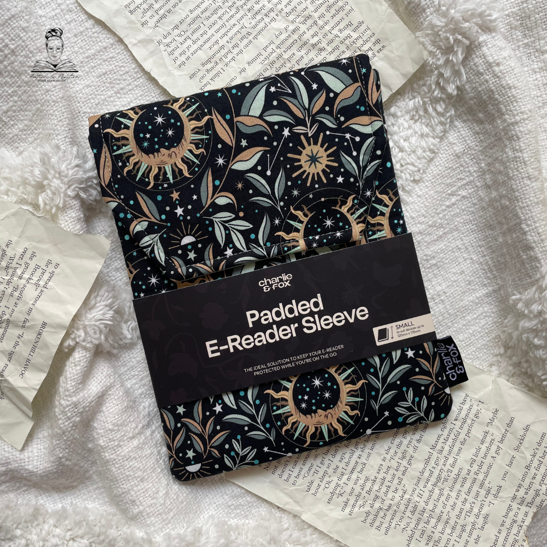 Charlie and Fox E-Reader Sleeve - Astral Lovers in Moonlight