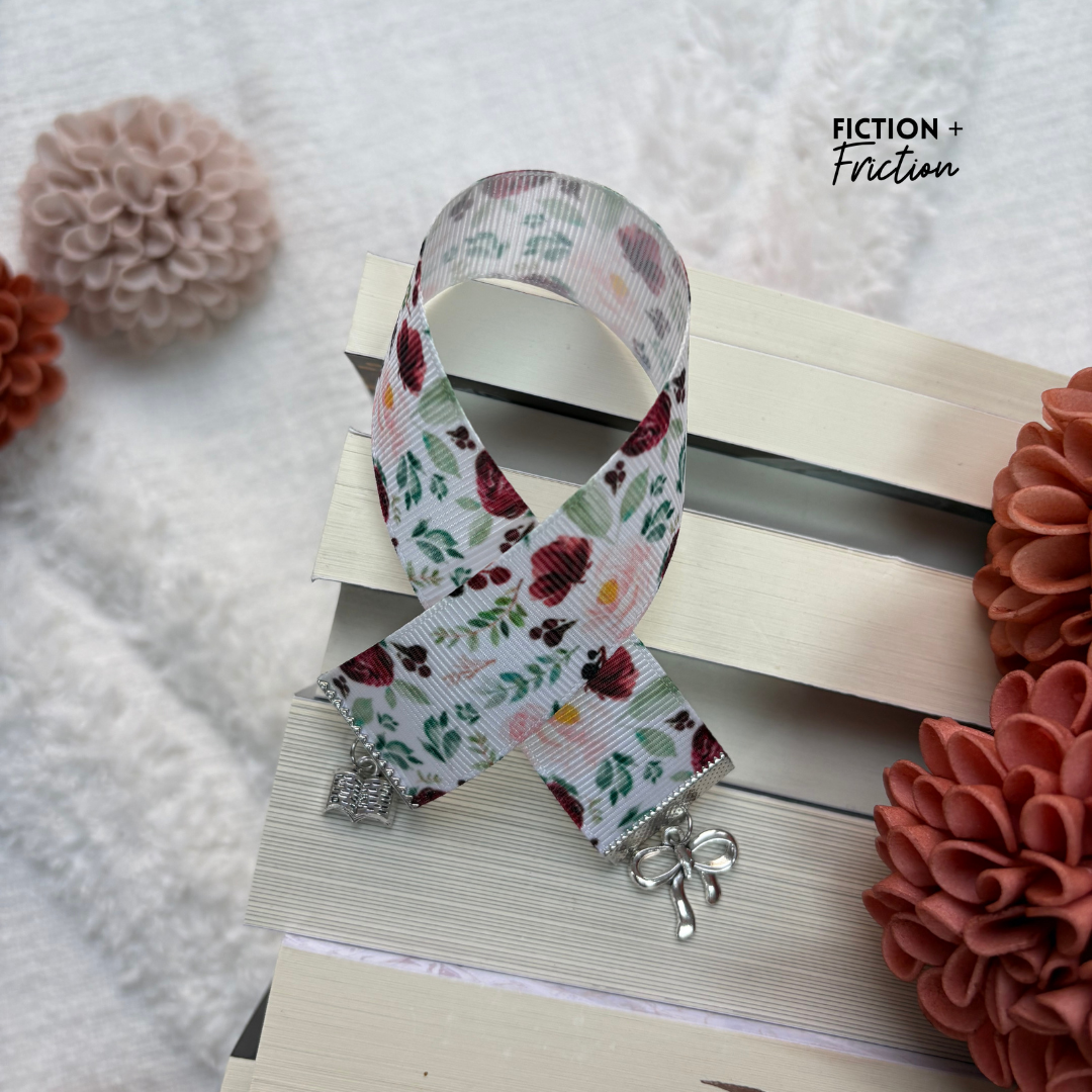 Flowers & Books | Ribbon Bookmark